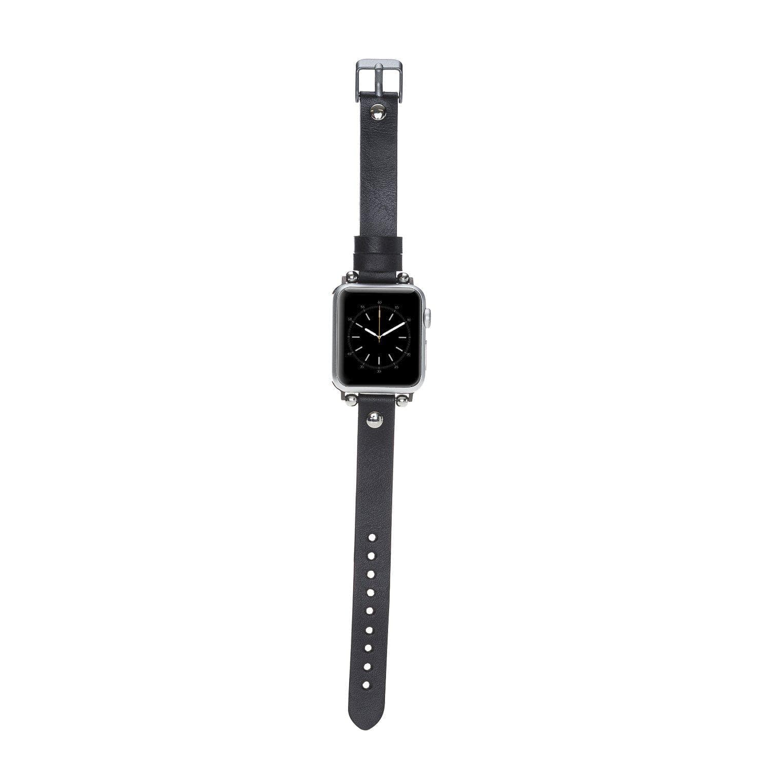 Ferro Apple Watch Leather Band with Silver Trok