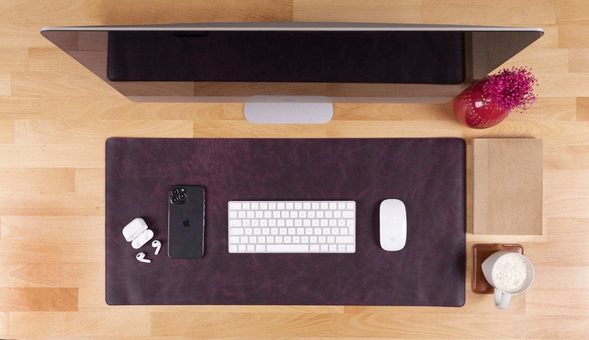 B2B-Leather Desk Mat 37x80 Bomonti