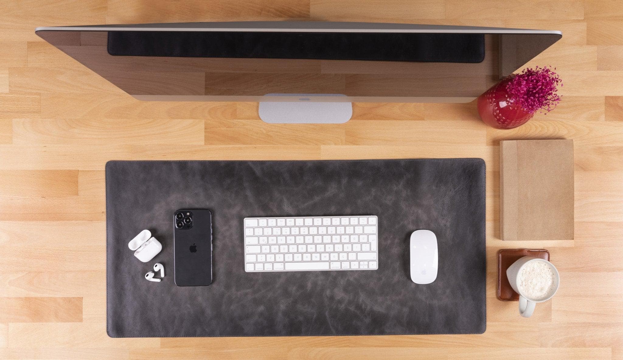 B2B-Leather Desk Mat 37x80 Bomonti