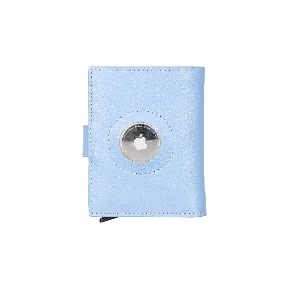 Palertag Zip Mechanical Leather Card Holder with AirTag Slot