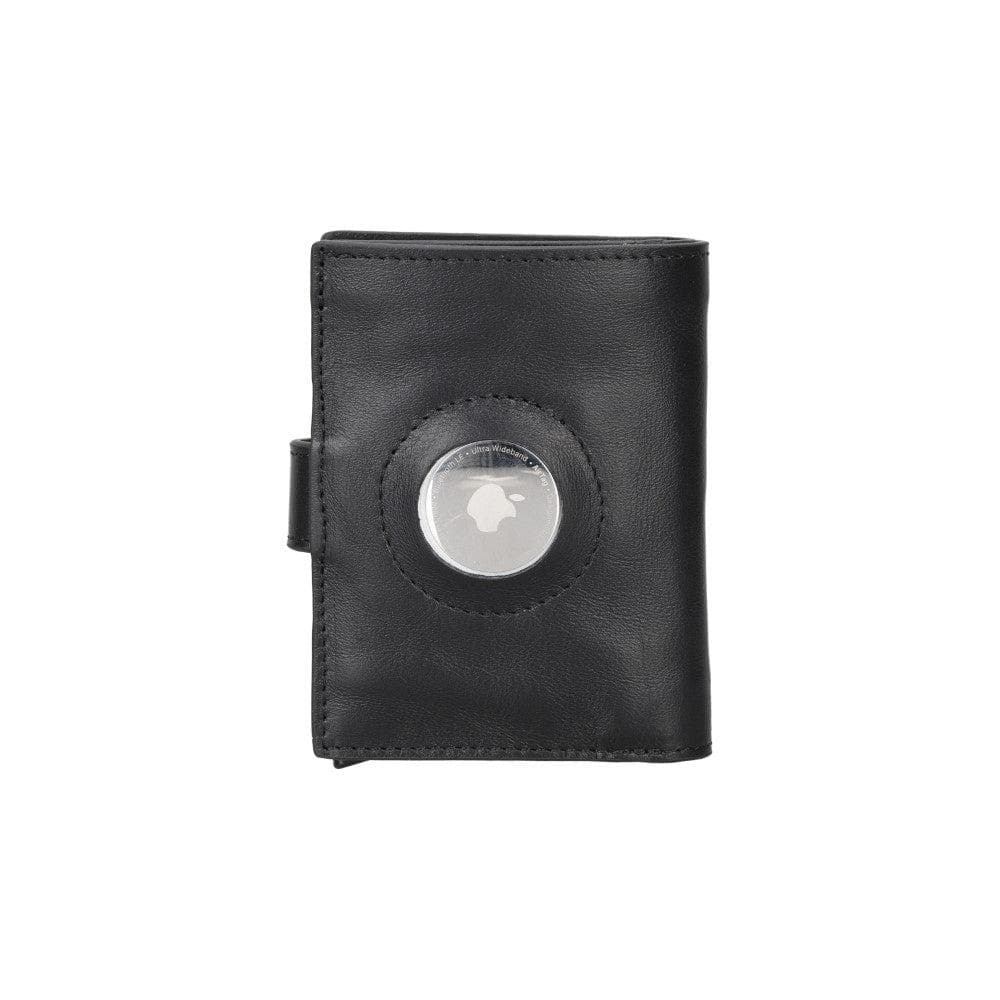 Palertag Zip Mechanical Leather Card Holder with AirTag Slot