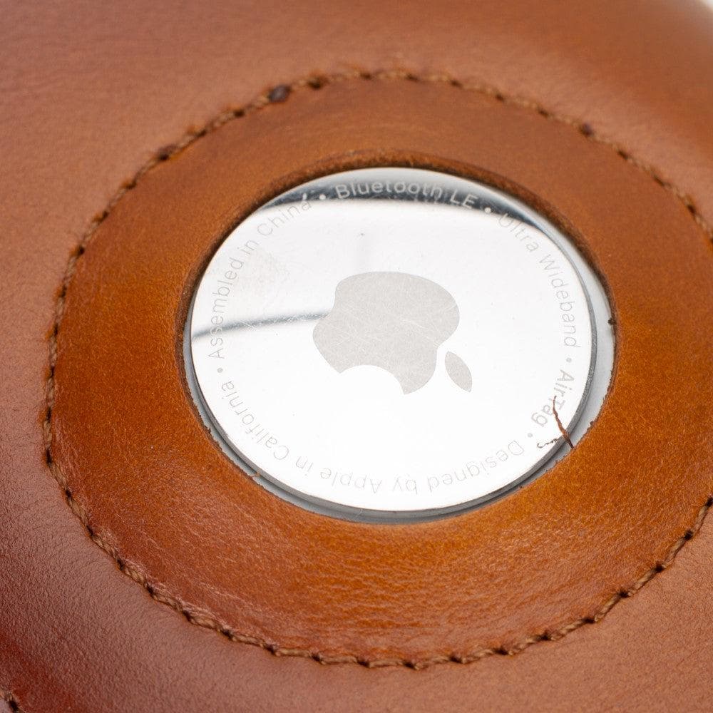 Palertag Zip Mechanical Leather Card Holder with AirTag Slot