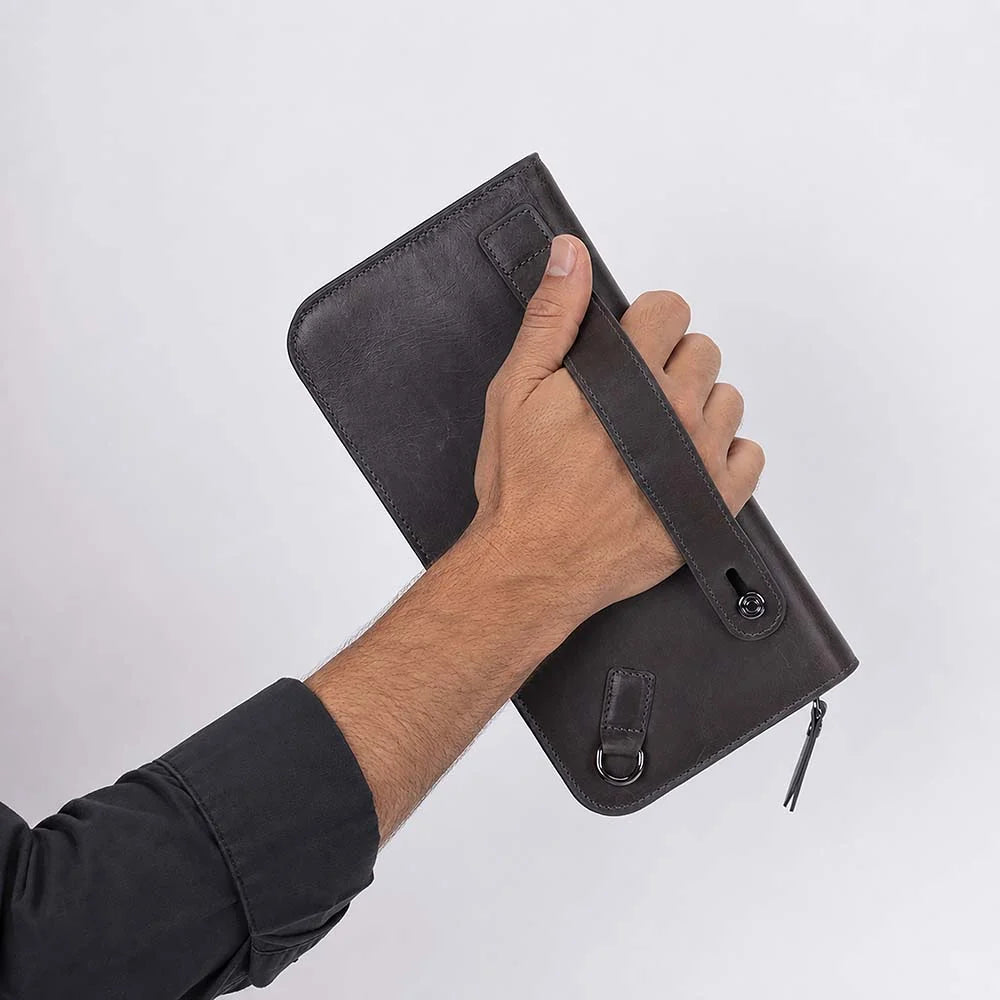 Novarco Leather Clutch Handbag