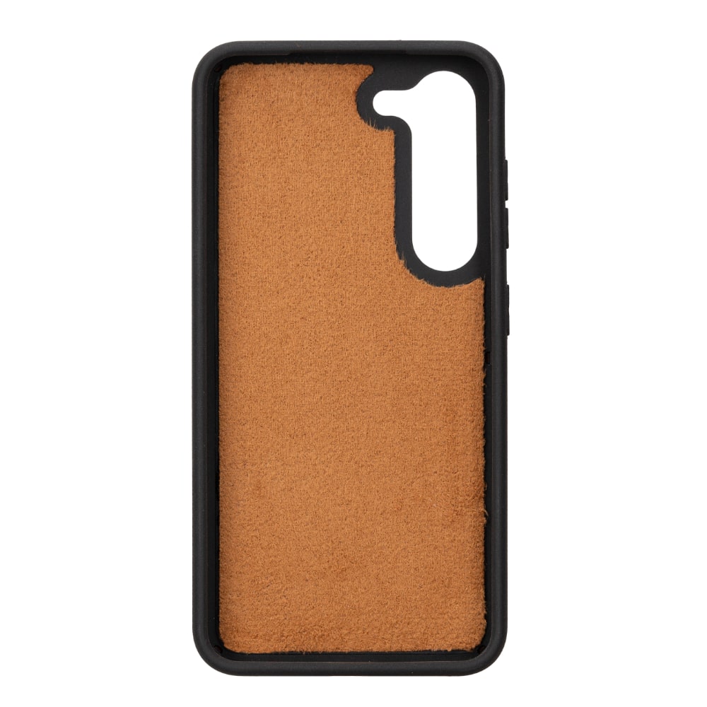 Brown Leather Samsung Galaxy S23 Detachable Wallet Card Holder Cover Case - Bomonti - 7