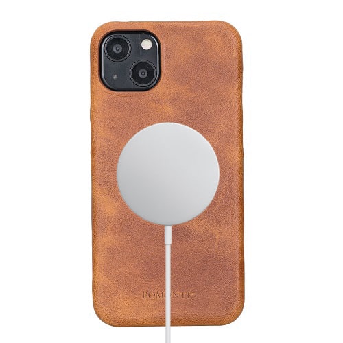 Rostar Brown Leather iPhone 13 Detachable Bi-Fold Wallet Case with Mag Safe & Card Holder - Bomonti - 17