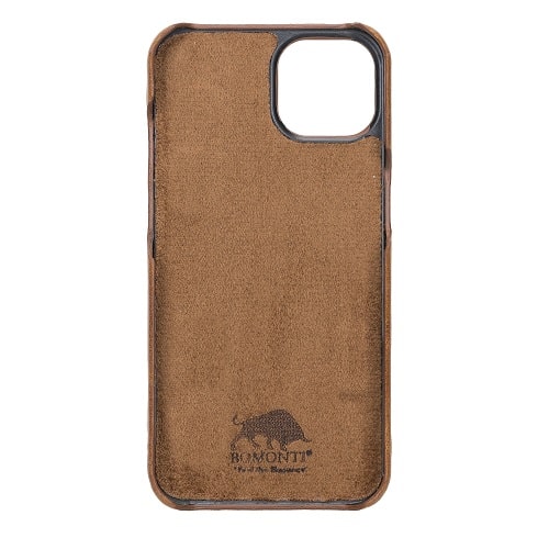 Rostar Brown Leather iPhone 13 Detachable Bi-Fold Wallet Case with Mag Safe & Card Holder - Bomonti - 5