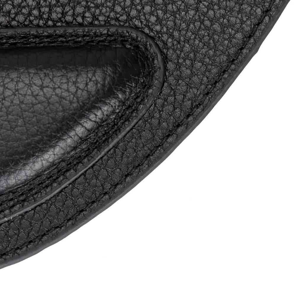 Ergonomic Black Luxury Leather Mouse Pad with Wrist Rest Support and anti-slip - Bomonti - 2