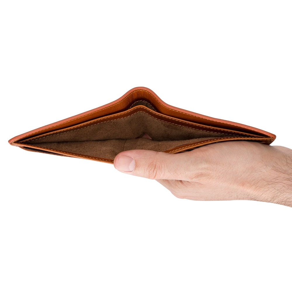 Leather Bifold Minimalist Wallet