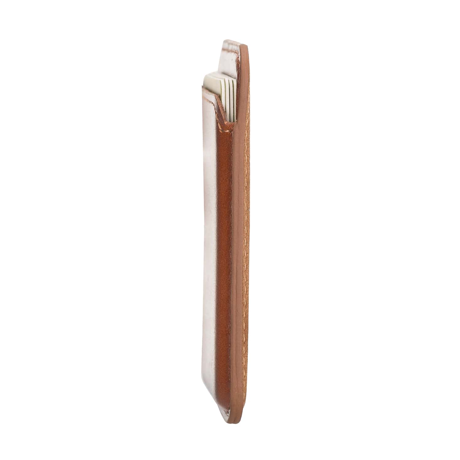 Brown Leather Apple MagSafe Card Holder Magnetic Wallet for iPhone - Bomonti - 6
