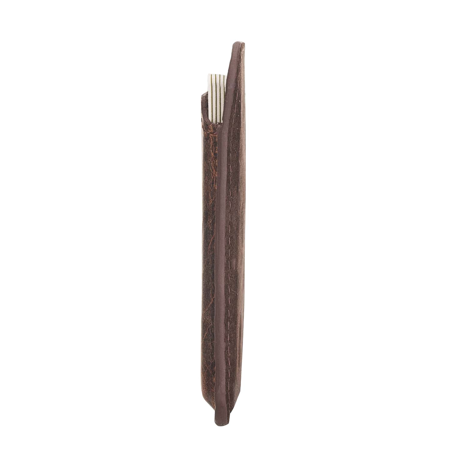 Tan Brown Leather Apple MagSafe Card Holder Magnetic Wallet for iPhone - Bomonti - 6