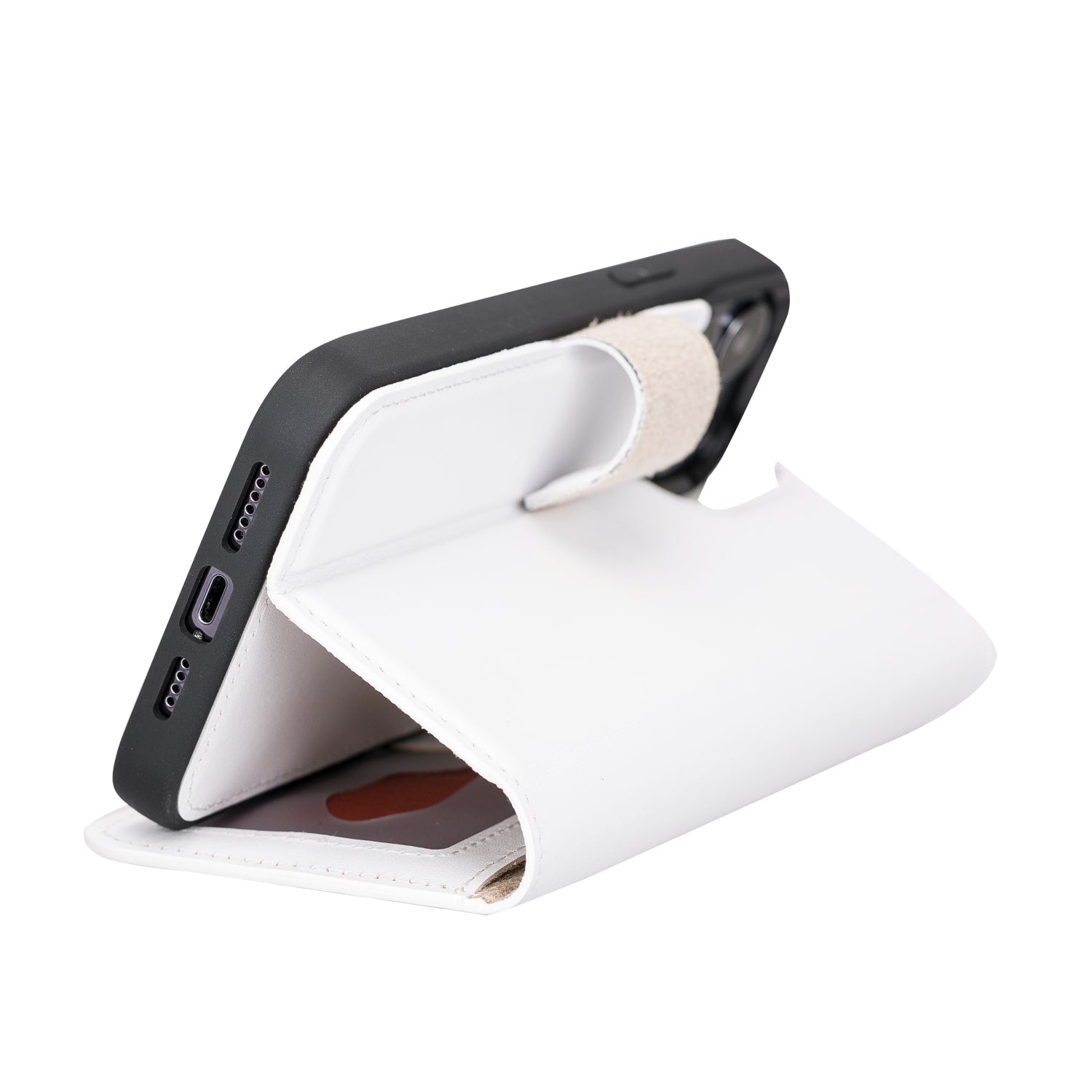 Estuche tipo billetera desmontable de cuero para iPhone 14 Pro Max con MagSafe (6.7")