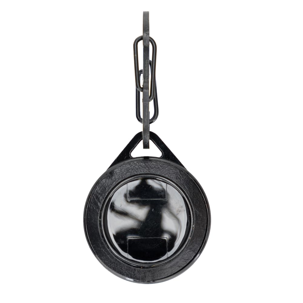 Luxury Black Leather Apple AirTag Luggage Tag Cover Case Holder with Chain - Bomonti - 1