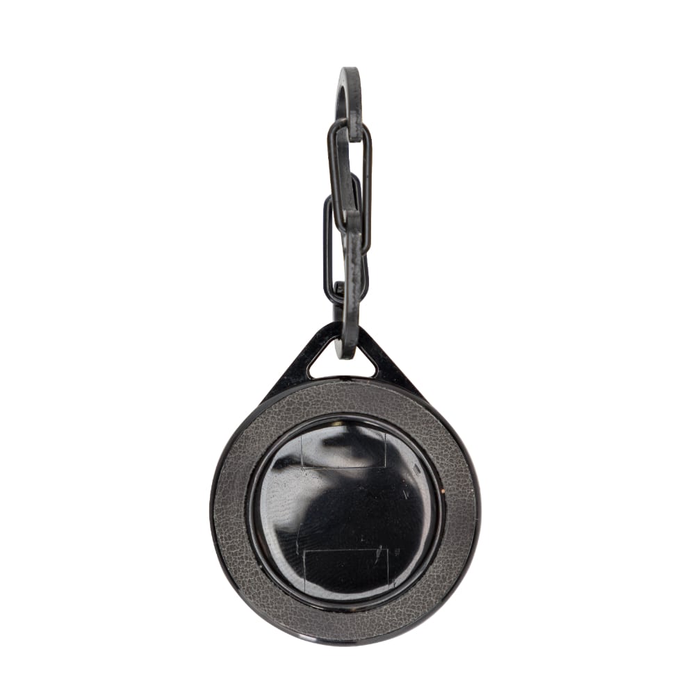 Luxury Tan Black Leather Apple AirTag Luggage Tag Cover Case Holder with Chain - Bomonti - 1