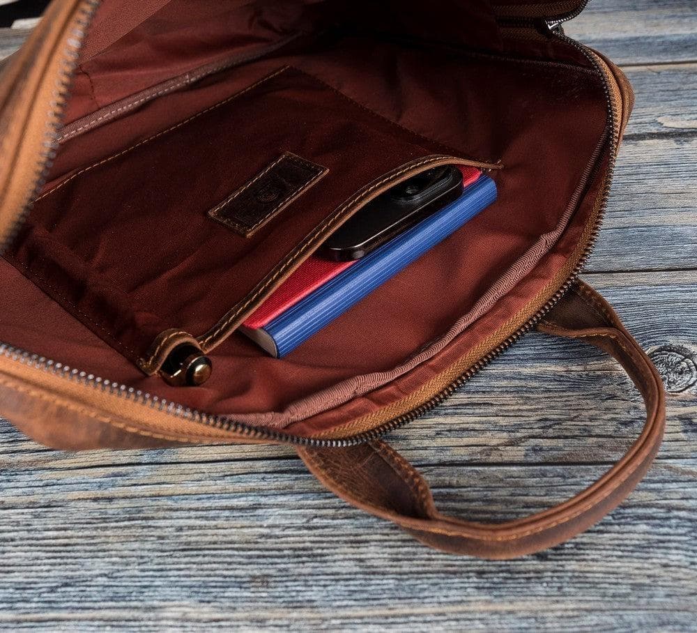 Apollo Geniun Leather Laptop Bag For 13" Bomonti