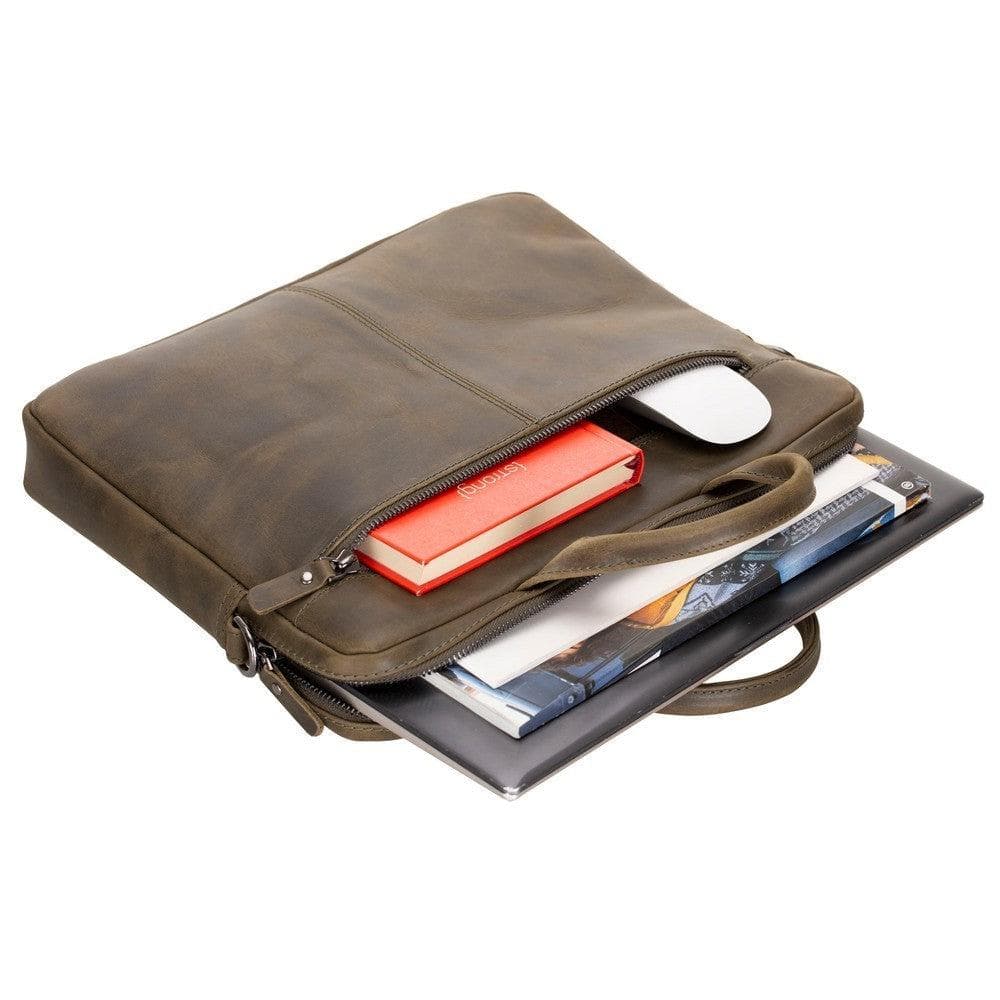Apollo Geniun Leather Laptop Bag For 13" Bomonti