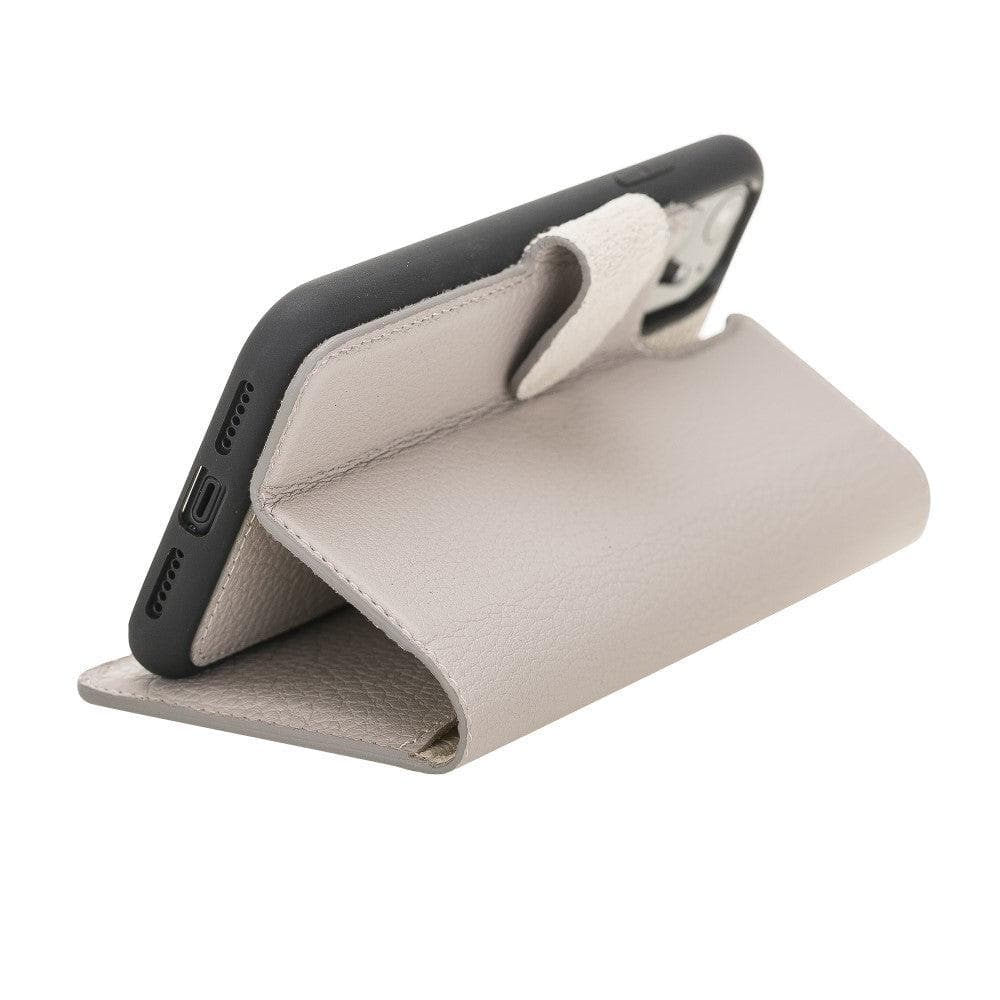B2B - Apple iPhone 11 Series Detachable Leather Case / MW Bomonti