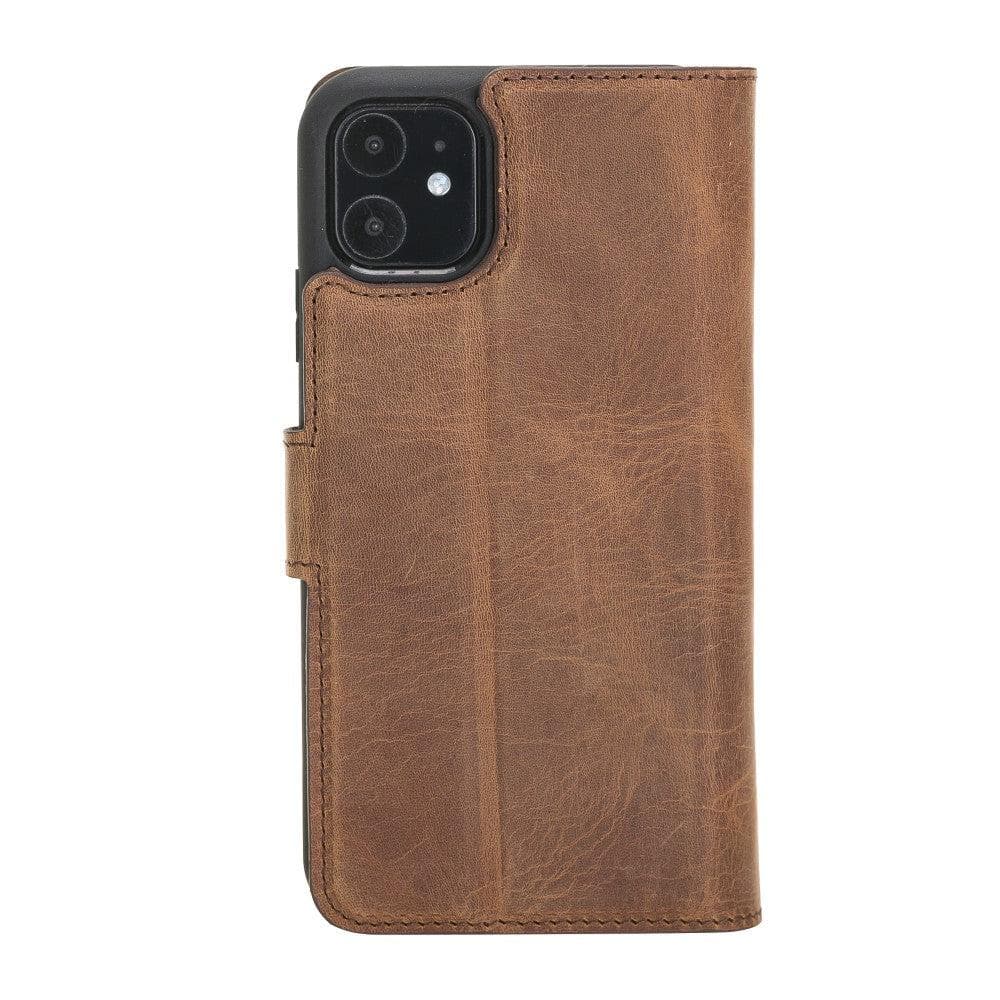 B2B - Apple iPhone 11 Series Detachable Leather Case / MW Bomonti