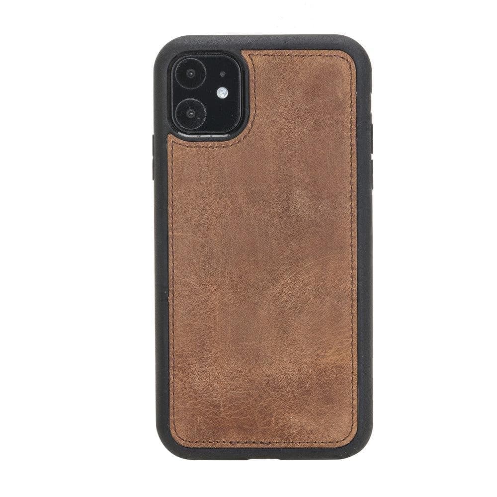 B2B - Apple iPhone 11 Series Detachable Leather Case / MW Bomonti
