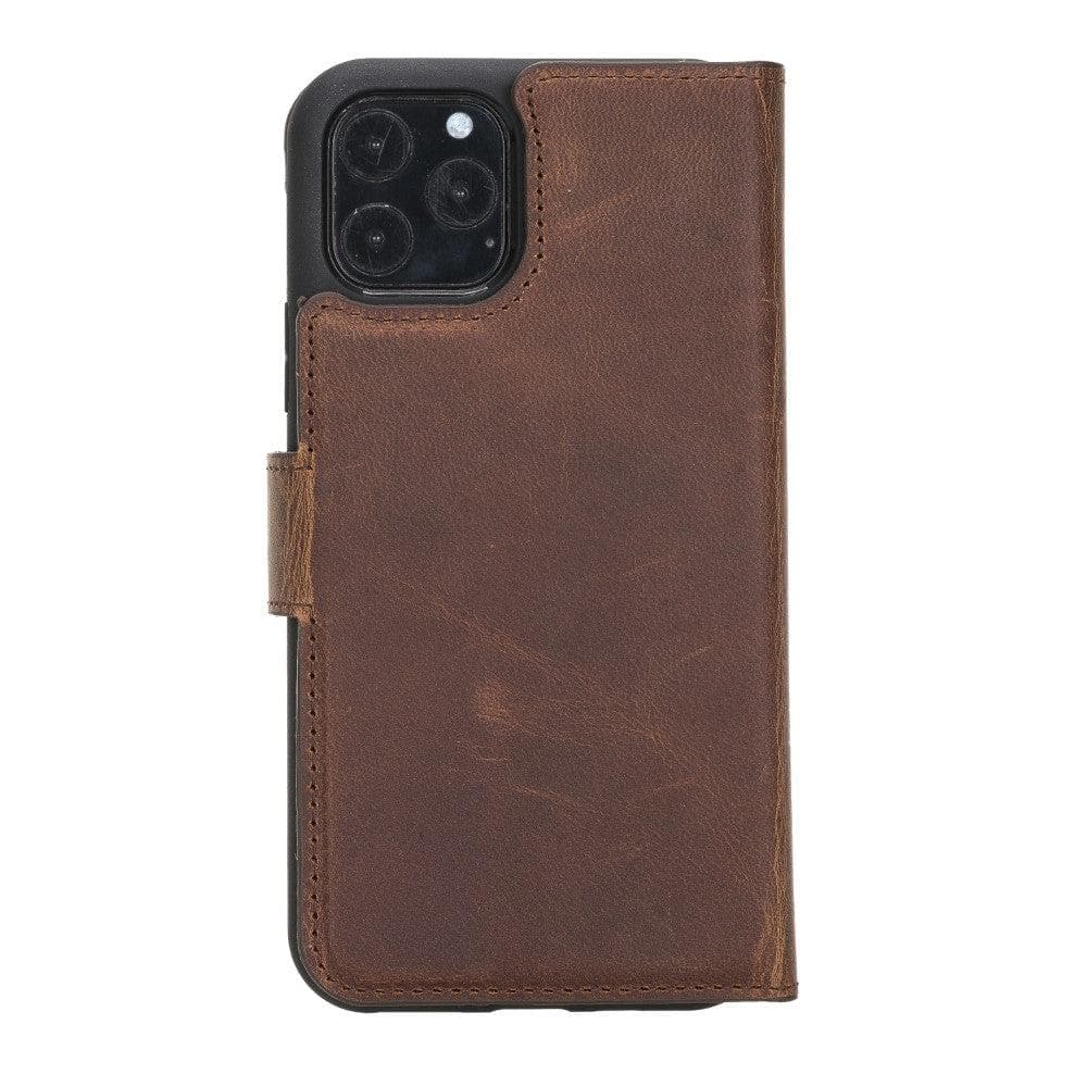 B2B - Apple iPhone 11 Series Detachable Leather Case / MW Bomonti