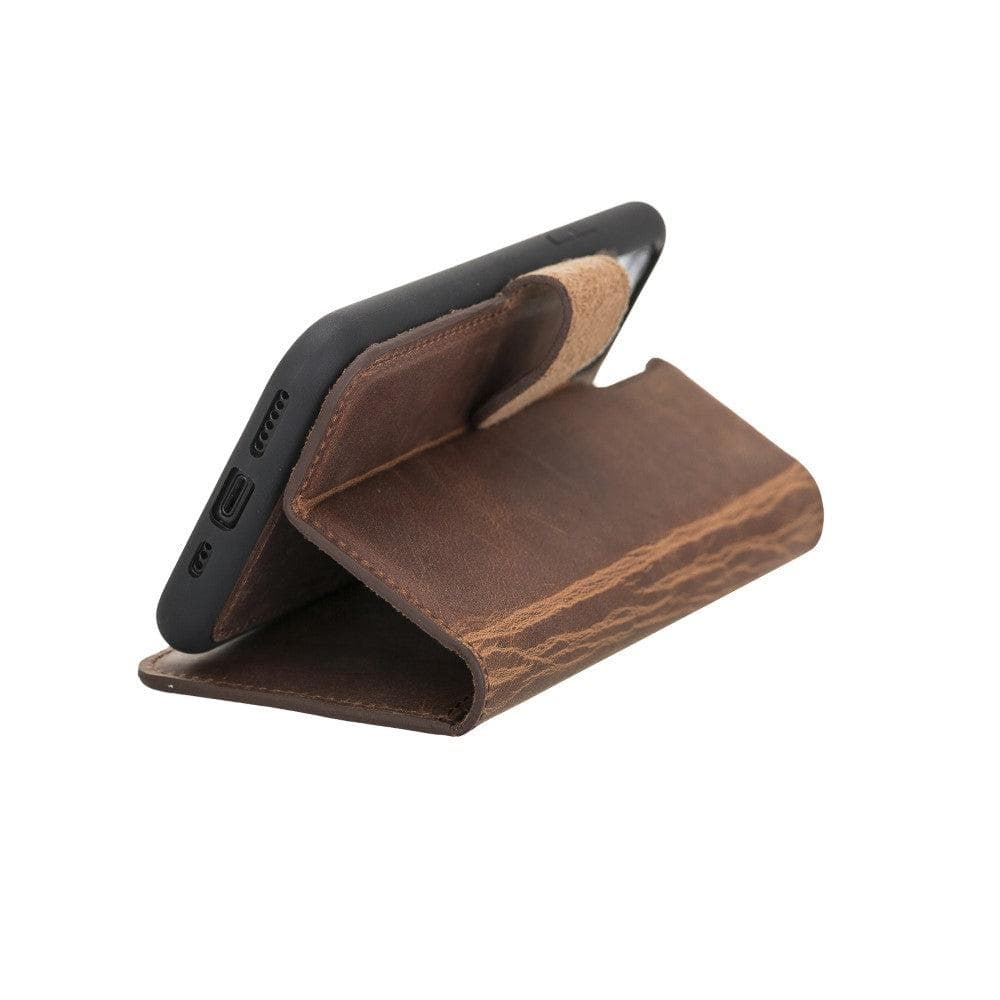 B2B - Apple iPhone 11 Series Detachable Leather Case / MW Bomonti