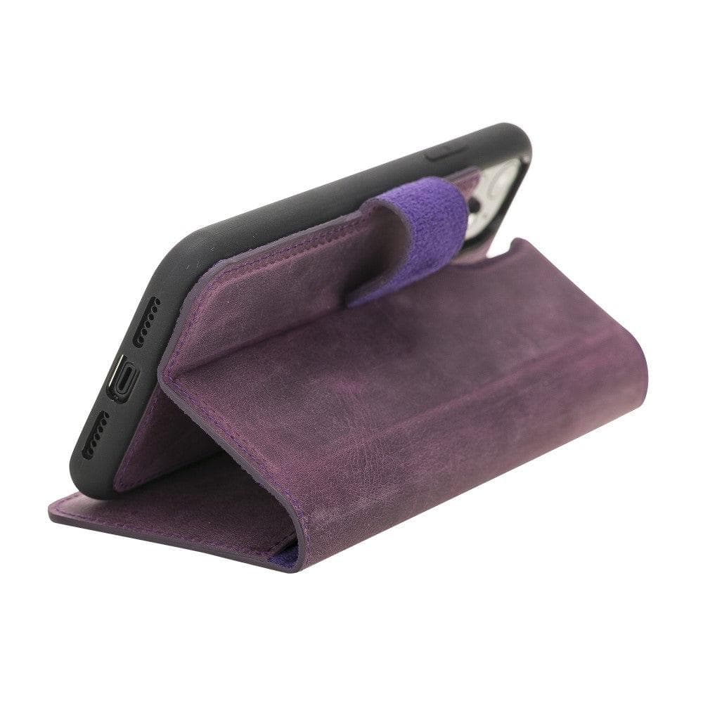 B2B - Apple iPhone 11 Series Detachable Leather Case / MW Bomonti