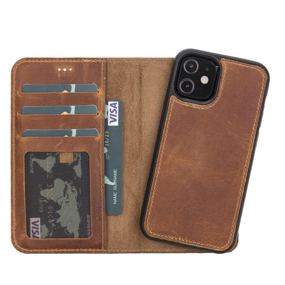 B2B - Apple iPhone 11 Series Detachable Leather Case / MW Bomonti