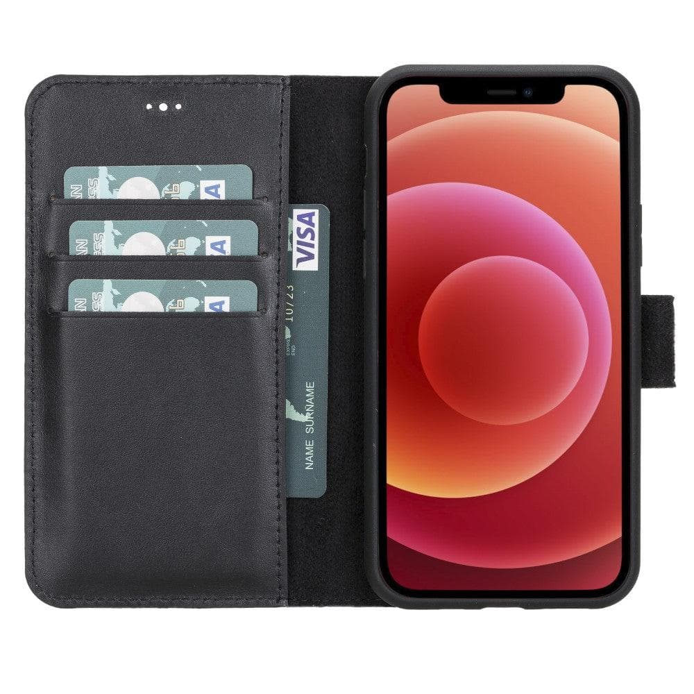 B2B - Apple iPhone 11 Series Detachable Leather Case / MW Bomonti