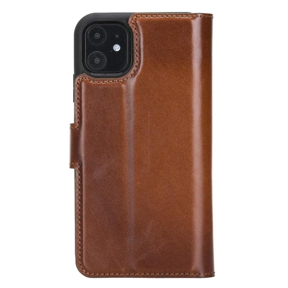 B2B - Apple iPhone 11 Series Detachable Leather Case / MW Bomonti