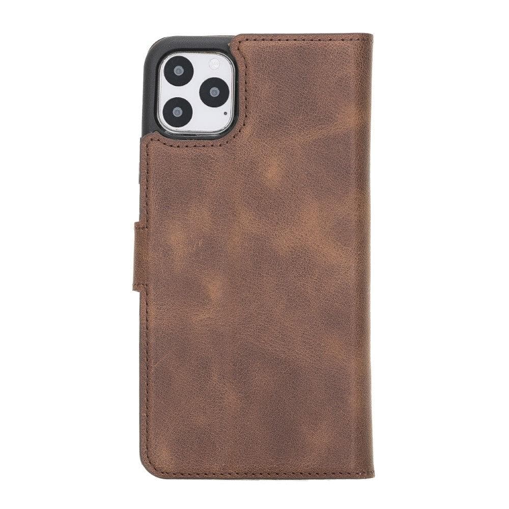 B2B - Apple iPhone 11 Series Detachable Leather Case / MW Bomonti
