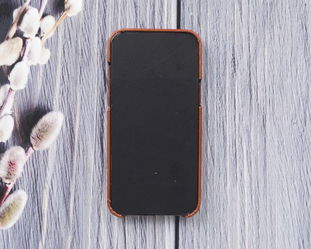 B2B - Apple iPhone 12 and 12 Pro Leather Case / F360 - F360 Cover Bomonti