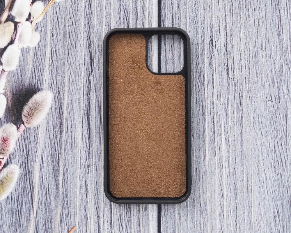 B2B - Apple iPhone 12 Series Detachable Leather Case / MW Bomonti