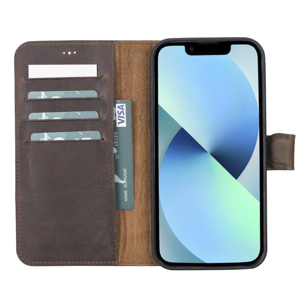 B2B - Apple iPhone 12 Series Detachable Leather Case / MW Bomonti