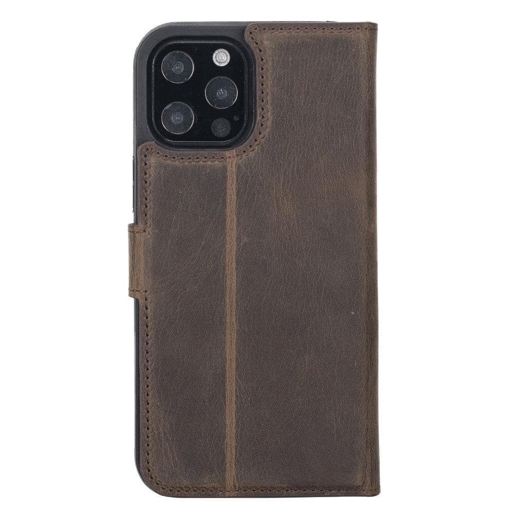 B2B - Apple iPhone 12 Series Detachable Leather Case / MW Bomonti