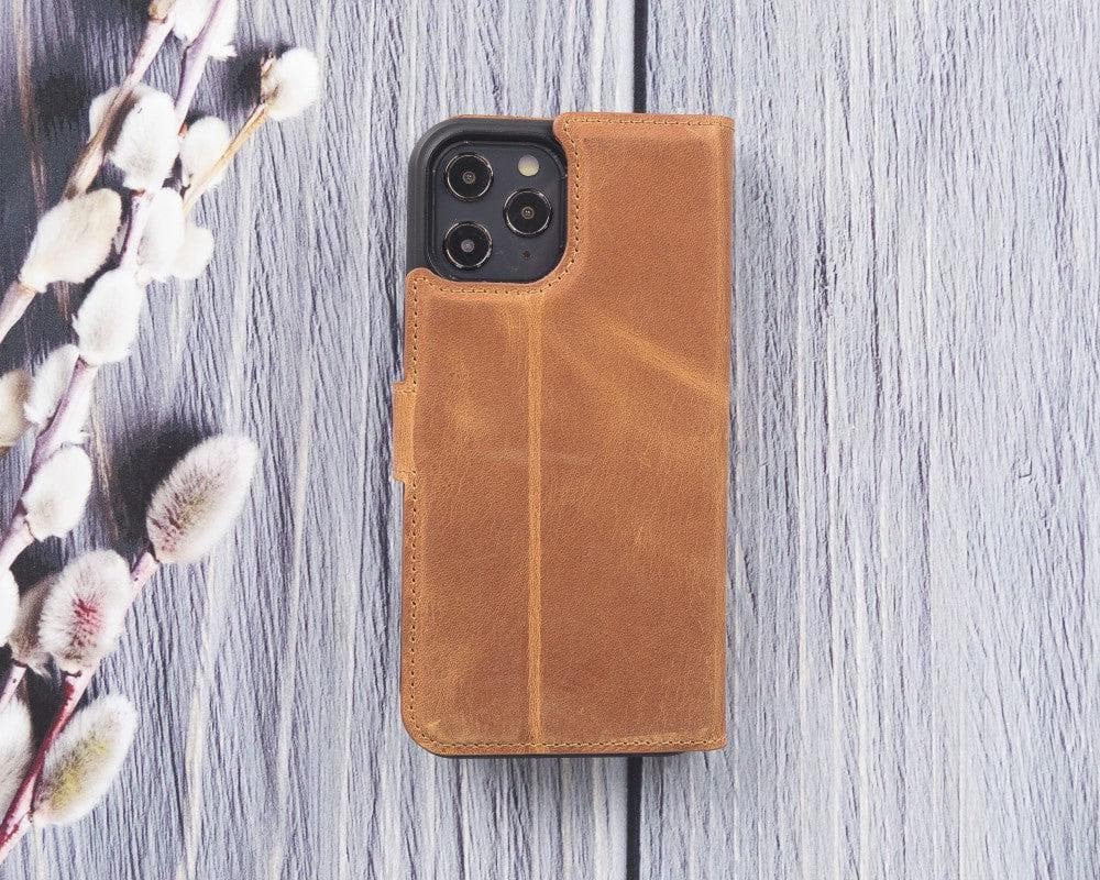 B2B - Apple iPhone 12 Series Detachable Leather Case / MW Bomonti