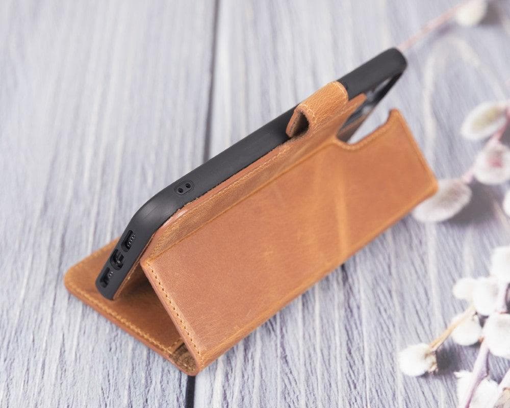 B2B - Apple iPhone 12 Series Detachable Leather Case / MW Bomonti