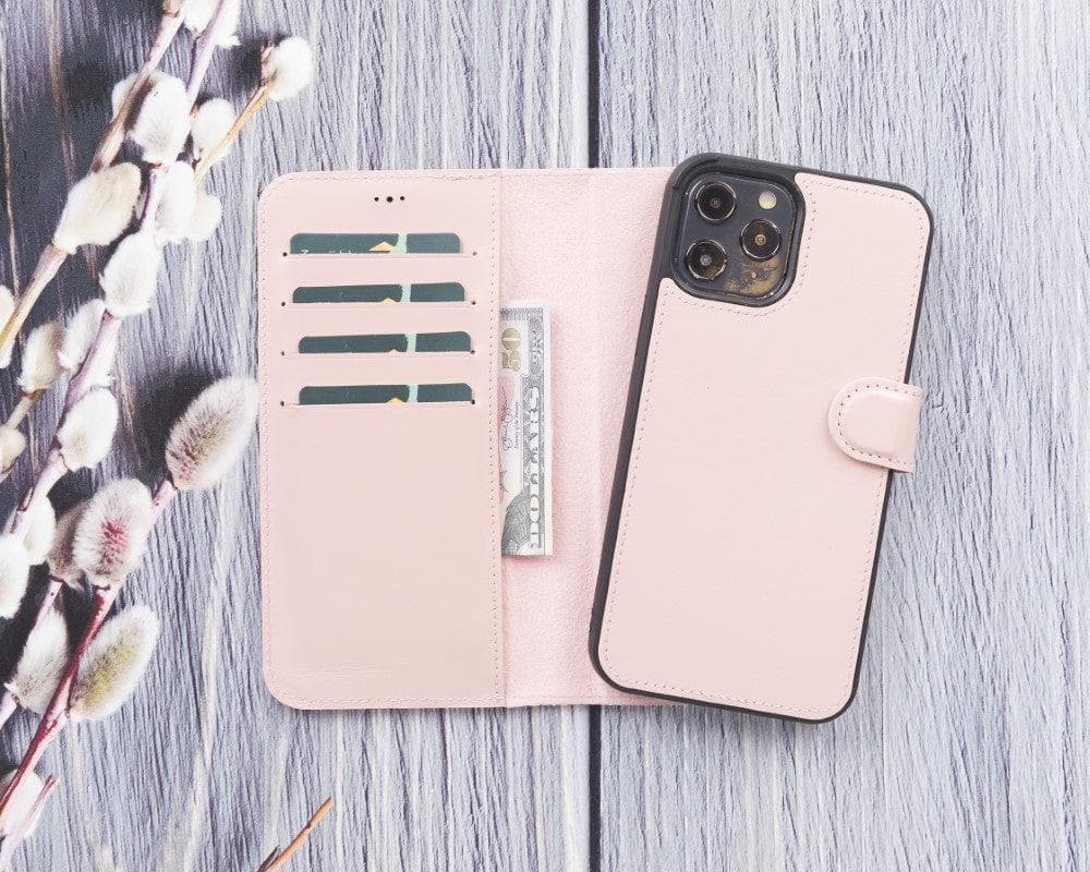 B2B - Apple iPhone 12 Series Detachable Leather Case / MW Bomonti