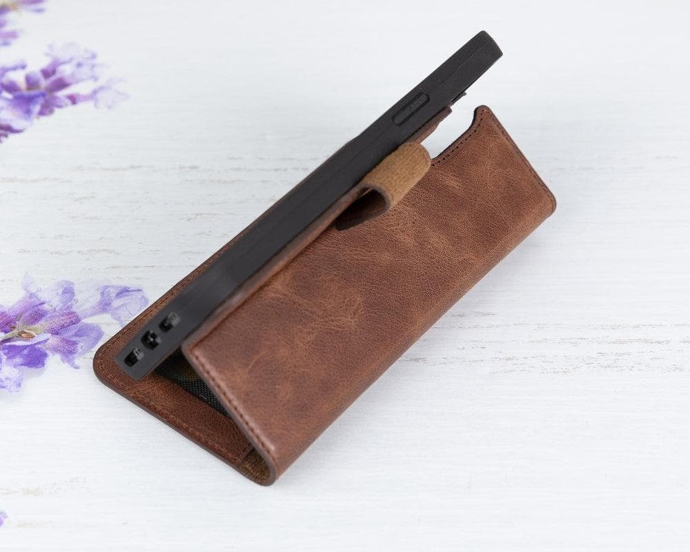 B2B - Apple iPhone 12 Series Detachable Leather Case / MW Bomonti