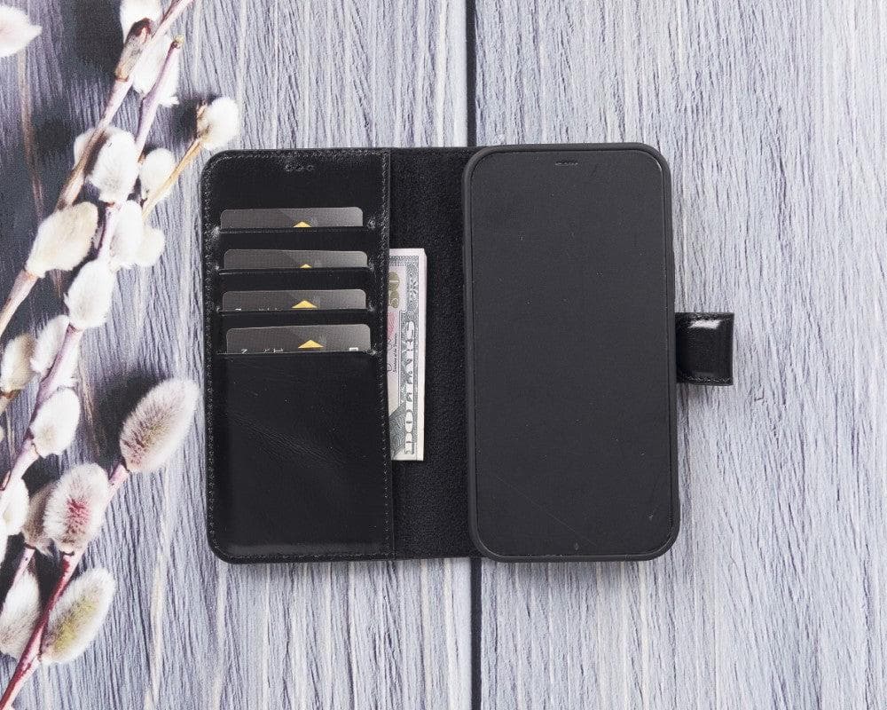 B2B - Apple iPhone 12 Series Detachable Leather Case / MW Bomonti