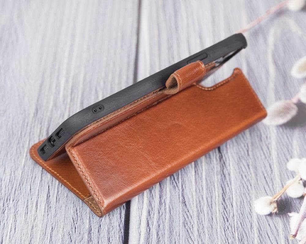 B2B - Apple iPhone 12 Series Detachable Leather Case / MW Bomonti