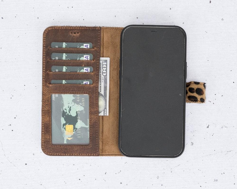 B2B - Apple iPhone 12 Series Detachable Leather Case / MW Bomonti
