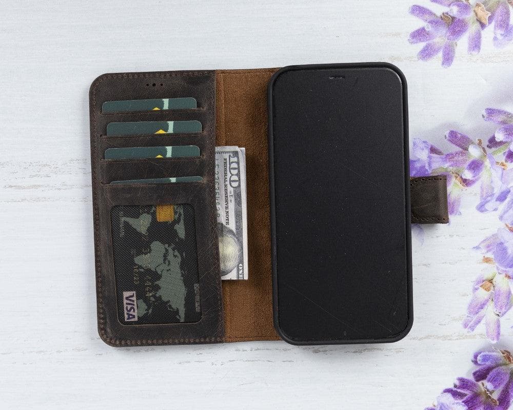 B2B - Apple iPhone 12 Series Detachable Leather Case / MW Bomonti
