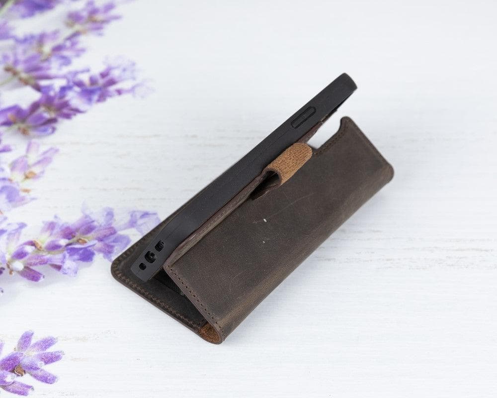 B2B - Apple iPhone 12 Series Detachable Leather Case / MW Bomonti