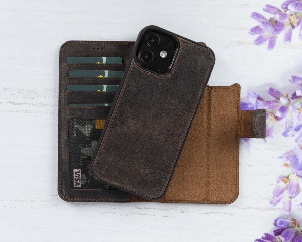B2B - Apple iPhone 12 Series Detachable Leather Case / MW Bomonti