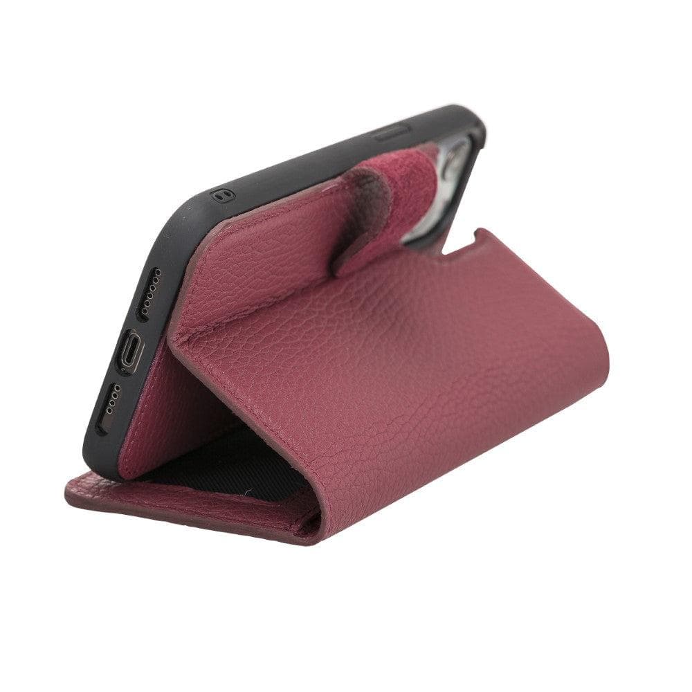 B2B - Apple iPhone 12 Series Detachable Leather Case / MW Bomonti