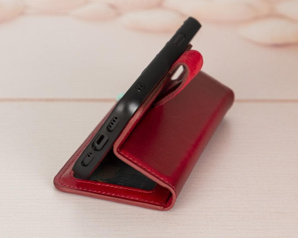B2B - Apple iPhone 12 Series Detachable Leather Case / MW Bomonti