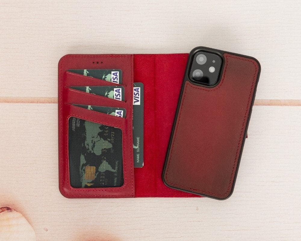 B2B - Apple iPhone 12 Series Detachable Leather Case / MW Bomonti