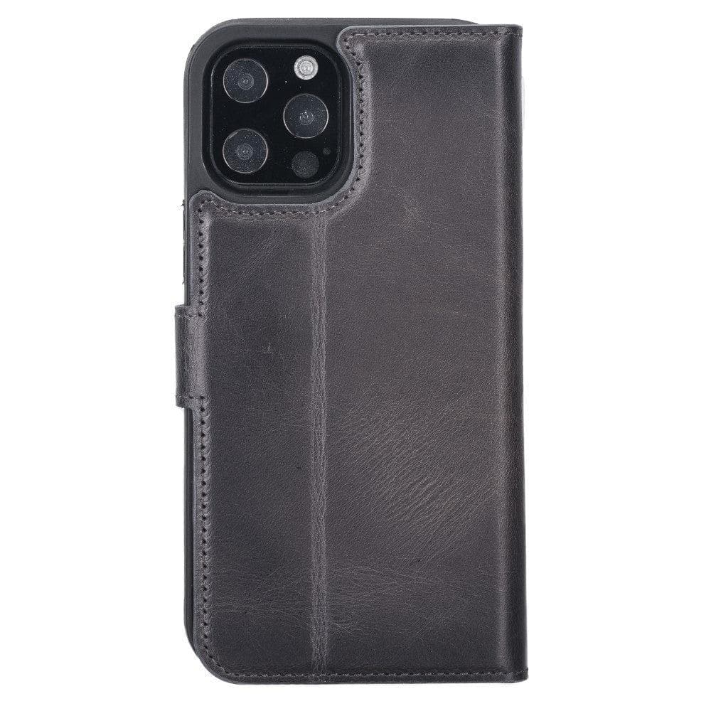 B2B - Apple iPhone 12 Series Detachable Leather Case / MW Bomonti