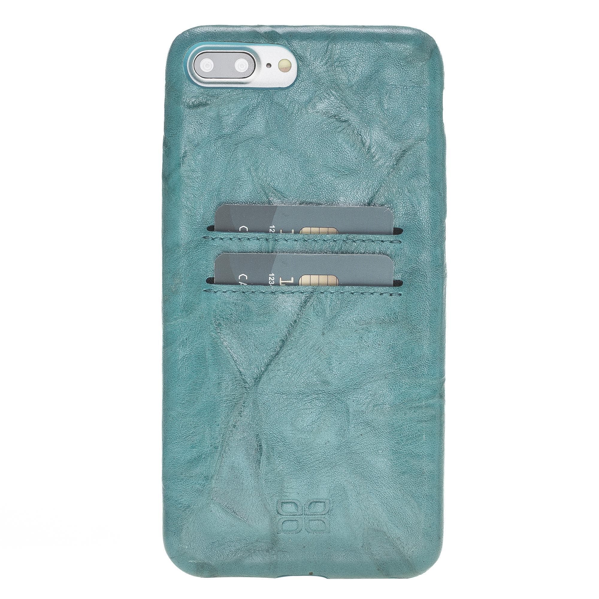 B2B - Apple iPhone 7/8 Plus Leather Case / UCCC - Ultra Cover with Card Holder B14 Bomonti