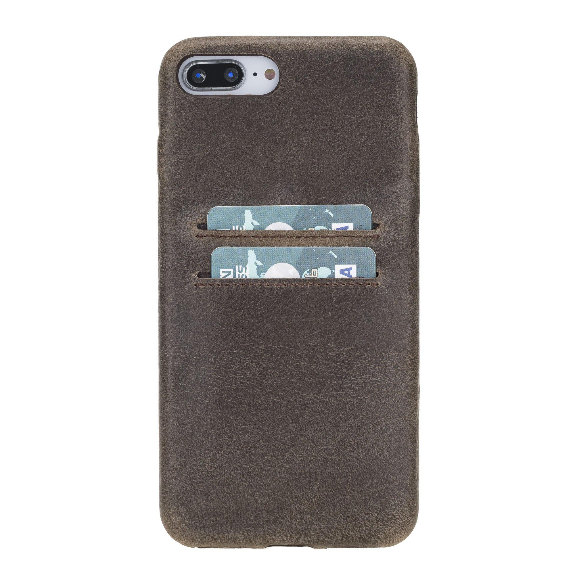 B2B - Apple iPhone 7/8 Plus Leather Case / UCCC - Ultra Cover with Card Holder RO6 Bomonti