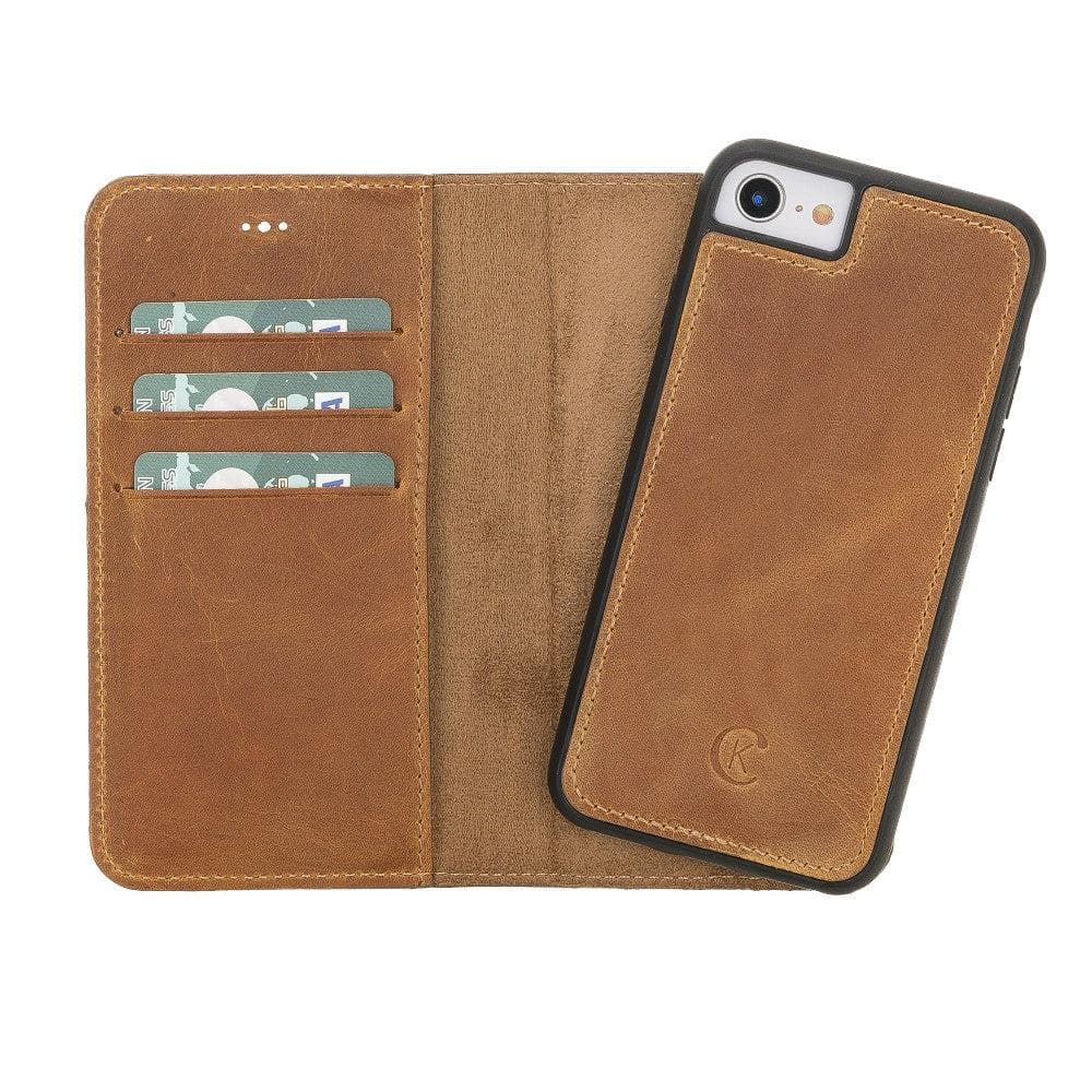 B2B - Apple iPhone 7/8/SE2 Detachable Leather Case / MW Bomonti